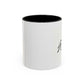 Growth Chart Accent Coffee Mug – Minimalist Rising Trend Design (11/15oz)