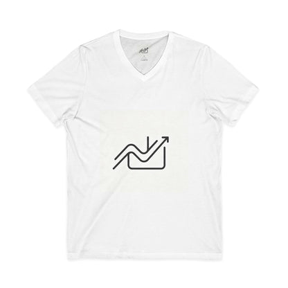 Trading Discipline V-Neck Tee — "In trading, discipline turns hope into strategy"