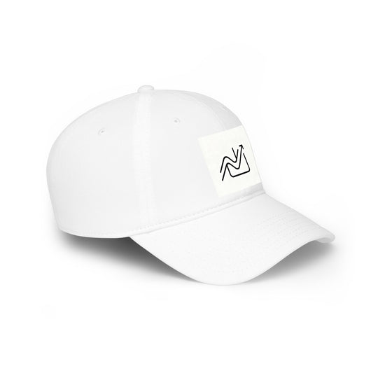 Growth Chart Baseball Cap — Minimalist Upward Arrow Logo Hat