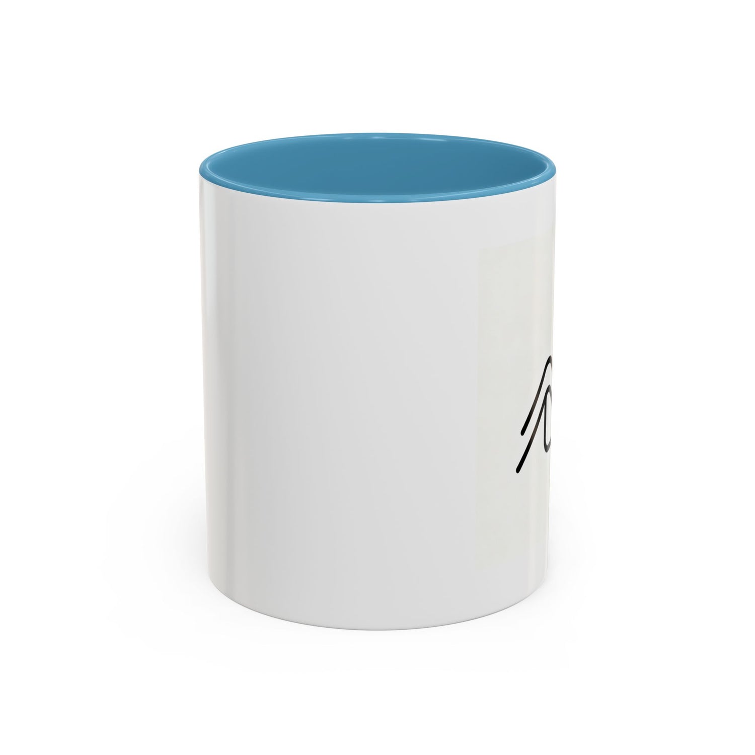 Growth Chart Accent Coffee Mug – Minimalist Rising Trend Design (11/15oz)