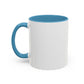 Growth Chart Accent Coffee Mug – Minimalist Rising Trend Design (11/15oz)