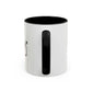 Growth Chart Accent Coffee Mug – Minimalist Rising Trend Design (11/15oz)