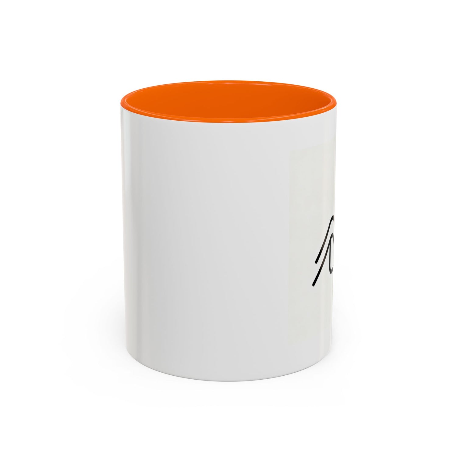 Growth Chart Accent Coffee Mug – Minimalist Rising Trend Design (11/15oz)