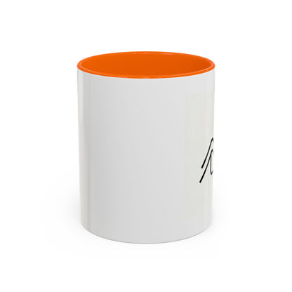 Growth Chart Accent Coffee Mug – Minimalist Rising Trend Design (11/15oz)