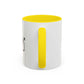 Growth Chart Accent Coffee Mug – Minimalist Rising Trend Design (11/15oz)