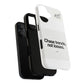 Phone Case — "Chase trends, not losses." Minimalist Finance Quote