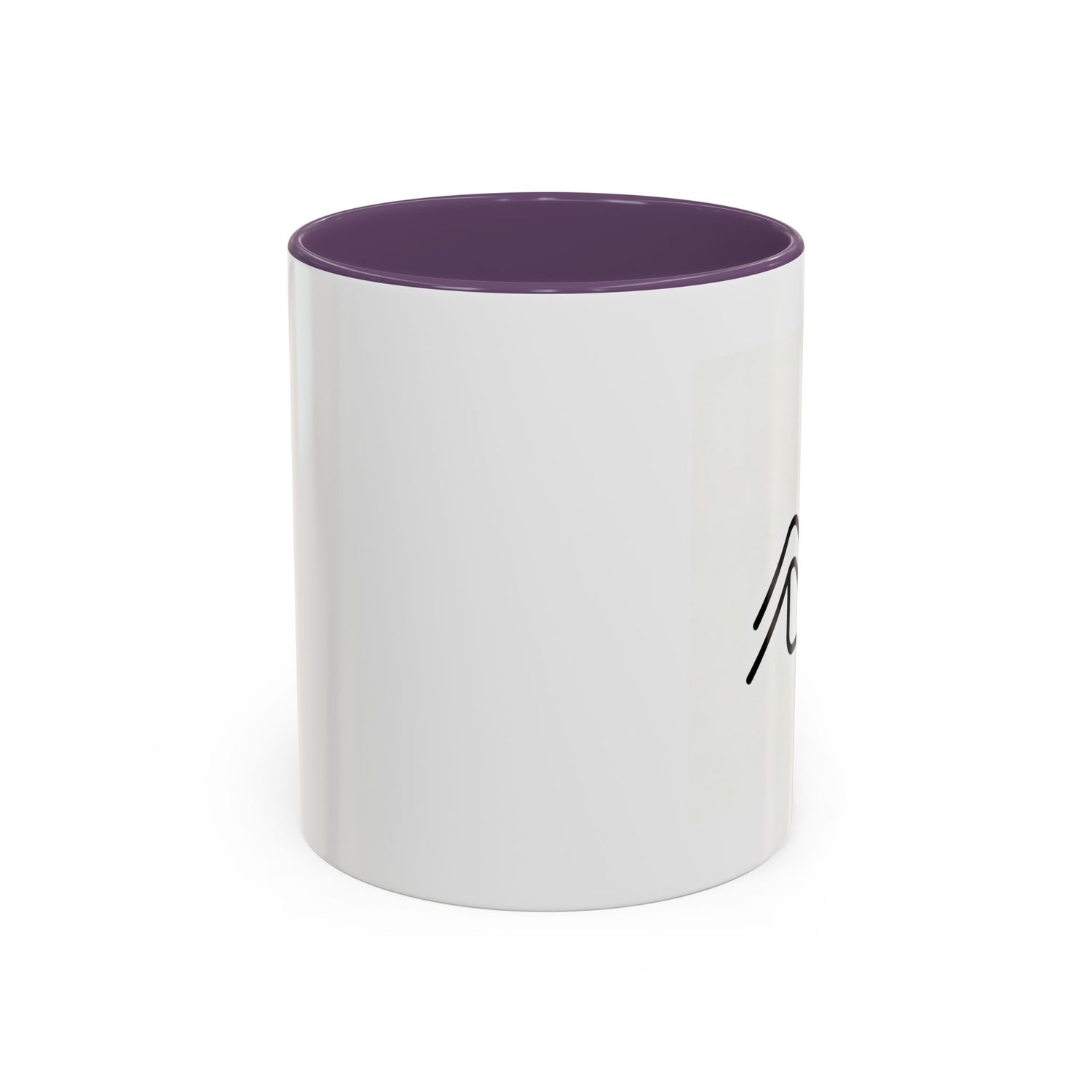 Growth Chart Accent Coffee Mug – Minimalist Rising Trend Design (11/15oz)